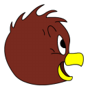 Henery Hawk Side View Emoticon