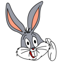 Bugs Bunny Whisper Emoticon