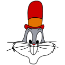 Bugs Bunny Gambler Emoticon