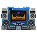 Transformers Soundwave Tape Front Emoticon