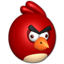 Bird Red Emoticon