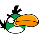 Angry Bird Green Emoticon