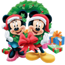 Mickey Mouse Christmas Emoticon