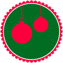 Christmas Hanging Balls Emoticon