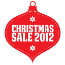 Christmas Sale 2012 Red Emoticon