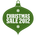 Christmas Sale 2012 Green Emoticon