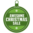 Awesome Christmas Sale Emoticon