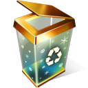 Recycle Bin Empty Emoticon