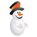 Christmas Snowman Emoticon