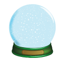 Christmas Snow Globe Emoticon