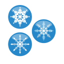 Christmas Snow Flakes Emoticon