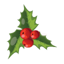 Christmas Mistletoe Emoticon