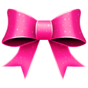 Ribbon Pink Pattern Emoticon