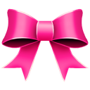 Ribbon Pink Emoticon