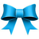 Ribbon Blue Emoticon