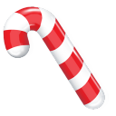 Candy Cane Emoticon