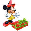 Minnie Christmas Emoticon
