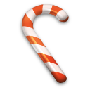 Candy Cane Emoticon