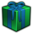 Present Green Emoticon