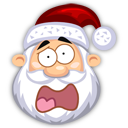 Fear Santaclaus Emoticon