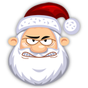 Angry Santaclaus Emoticon