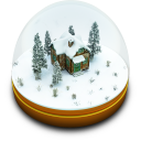 Xmas Snow Globe Emoticon