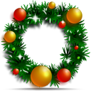 Christmas Wreath Emoticon