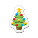 Xmas Sticker Tree Emoticon