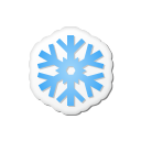 Xmas Sticker Snowflake Emoticon