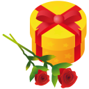 Gift Rose Emoticon