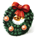 Christmas Wreath Emoticon