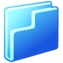 Folder Blue Emoticon