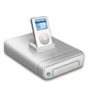 Ipod Music Drive Dark Emoticon