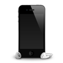 Iphone 4g Headphones Shadow Emoticon