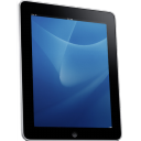 Ipad Side Blue Background Emoticon