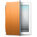 Ipad White Orange Cover Emoticon