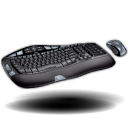 Logitech Desktop Wave Keyboard Emoticon