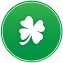 St Patricks Day Clover Emoticon