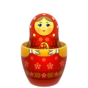 Red Matreshka Inside Icon Emoticon