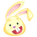 Yellow Rabbit Emoticon