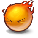 On Fire Emoticon
