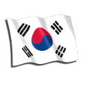 South Korea Flag Emoticon