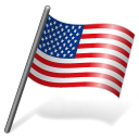 United States Flag 3 Emoticon