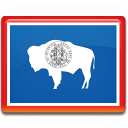 Wyoming Flag Emoticon