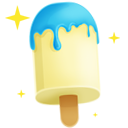 Milky Blue Emoticon