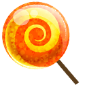 Candy Orange Emoticon