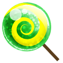 Candy Green Emoticon