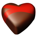 Chocolate Hearts 09 Emoticon