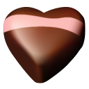 Chocolate Hearts 08 Emoticon