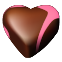 Chocolate Hearts 02 Emoticon
